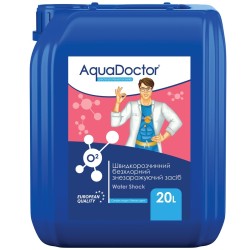 Жидкий дезинфектант на основе активного кислорода AquaDoctor Water Shock О2 (20 л)