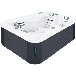 Гидромассажный бассейн Passion Spas Sensation (230x155x91 см), Серебристо-белый