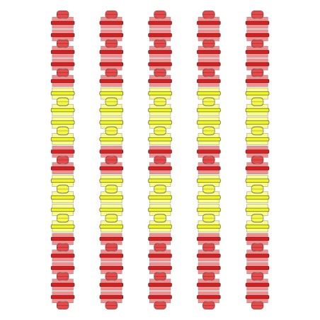 Розділювач доріжки Hayward Big Red/Yellow, AISI 316, 50 м