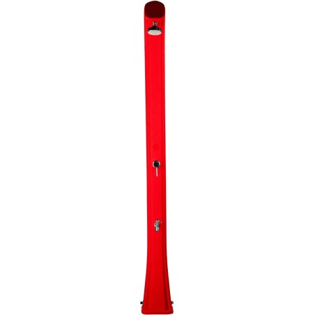 Душ сонячний Aquaviva Happy XL з мийкою для ніг, червоний H420/3027, 35 л