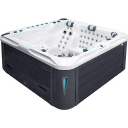 Гідромасажний басейн Passion Spas Felicity Mighty Wave (230x230x91 см), Сріблясто-білий