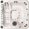 Гідромасажний басейн Passion Spas Felicity Mighty Wave (230x230x91 см), Сріблясто-білий