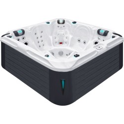 Гідромасажний басейн Passion Spas Delight (213х213х91 см), Сріблясто-білий