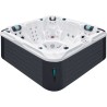 Гідромасажний басейн Passion Spas Delight (213х213х91 см), Сріблясто-білий