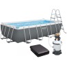 Каркасный бассейн Bestway 56671 (488х244х122 см) с песочным фильтром, лестницей и тентом