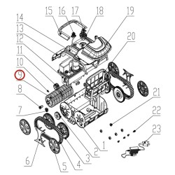 Комплект роликів до пилососа Wybotics WY200