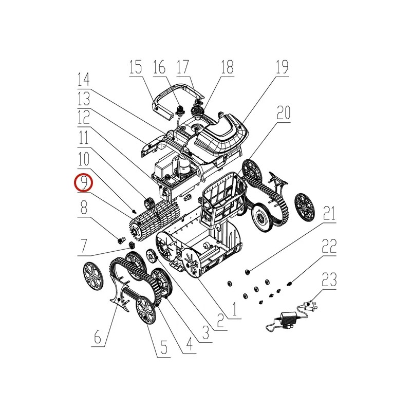 Комплект роликів до пилососа Wybotics WY200
