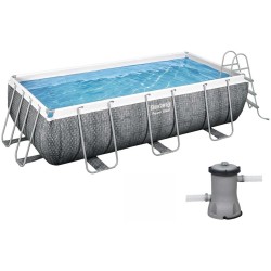 Каркасный бассейн Bestway 56721 (404х201х100 см) с картриджным фильтром и лестницей