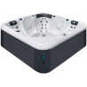 Гідромасажний басейн Passion Spas Relax (204х204х85 см), Сріблясто-білий