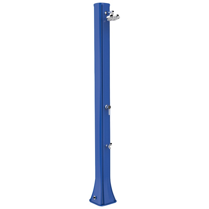 Душ сонячний Aquaviva Big Happy Five з мийкою для ніг, синій F620/5002, 36 л