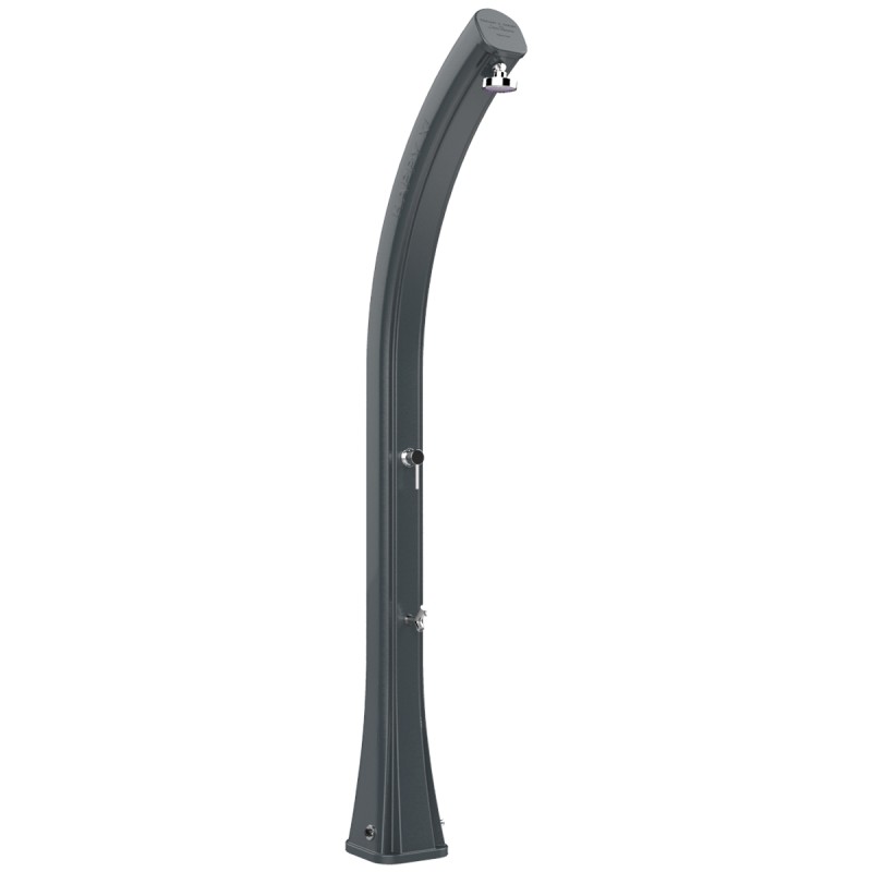 Душ сонячний Aquaviva Happy XL з мийкою для ніг, антрацит H420/7016, 35 л