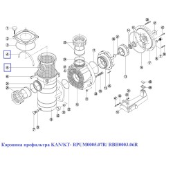 Кошик префільтра KAN/KT- RPUM0005.07R/RBH0003.06R