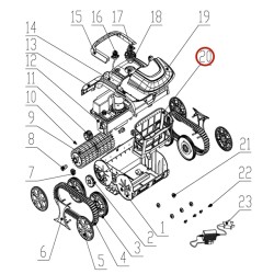 Кошик фільтра до пилососа Wybotics WY200