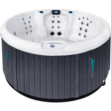 Гідромасажний басейн Passion Spas Recharge (200х85 см), Сріблясто-білий