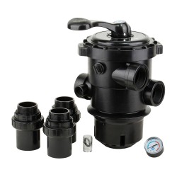 Кран шестиходовой Emaux MPV08 (2'', верхнее подключение)