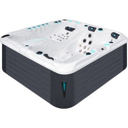 Гідромасажний басейн Passion Spas Euphoria Mighty Wave (230x230x91 см), Сріблясто-білий