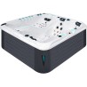 Гідромасажний басейн Passion Spas Euphoria Mighty Wave (230x230x91 см), Сріблясто-білий