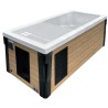 Крижана ванна Passion Breeze (200x90x75 см), Sterling White with Oak