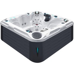 Гідромасажний басейн Passion Spas Solace (213х213х91 см), Сріблясто-білий