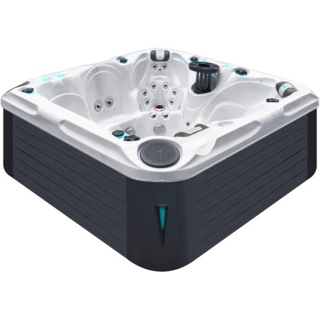 Гідромасажний басейн Passion Spas Solace (213х213х91 см), Сріблясто-білий