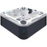 Гідромасажний басейн Passion Spas Solace (213х213х91 см), Сріблясто-білий