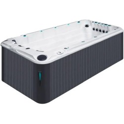 Плавальний SPA басейн Passion Spas Activity 2 Deep (549x226x152 см), Сріблясто-білий