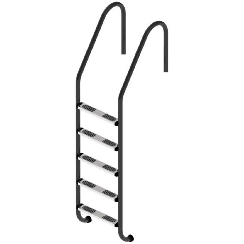 Сходи для басейну Flexinox Standard Nero (5 сходинок) Black, AISI-316L