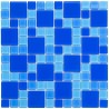 Мозаїка скляна Aquaviva Cristall Dark Blue (23 - 48 мм)