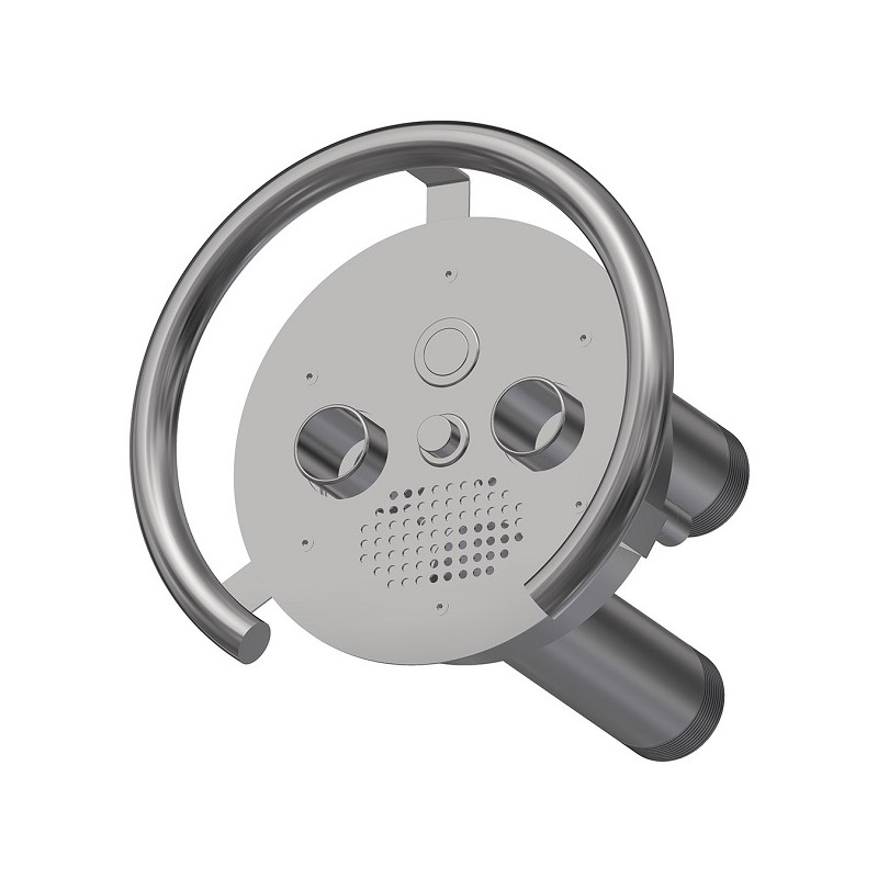 Передня частина та закладна до протитечії Aquaviva TWIN 2.5" AISI 304 (кругла)