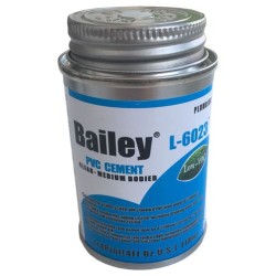 Клей для труб ПВХ Bailey L-6023 118 мл, прозорий