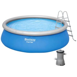 Надувний басейн Bestway 57289 (457х122) з картриджним фільтром