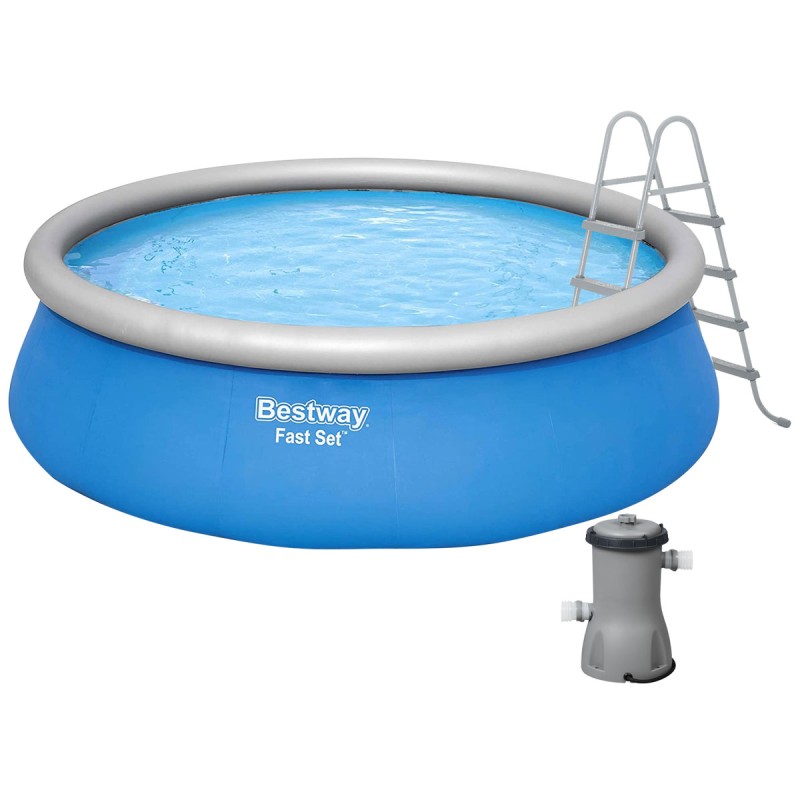 Надувний басейн Bestway 57289 (457х122) з картриджним фільтром