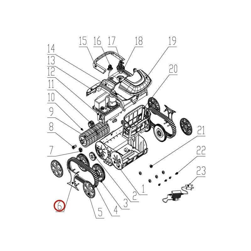 Бічна кришка до пилососа Wybotics WY200