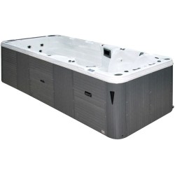 Плавальний SPA басейн Passion Spas Aquatic 5 (580x228x155 см), Сріблясто-білий