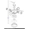 Ротор 1.5" Emaux для 4-позиционного клапана V350-V650 (1021003) (верхнее подключение)
