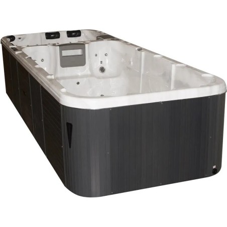 Плавальний SPA басейн Passion Spas Aquatic 3 Deep (580x224x155 см), Сріблясто-білий