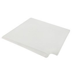 Кутовий копінговий камінь Aquazone 400x500x50-25 мм, білий