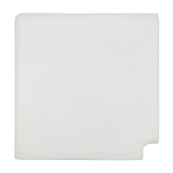 Кутовий копінговий камінь Aquazone 400x500x50-25 мм, білий