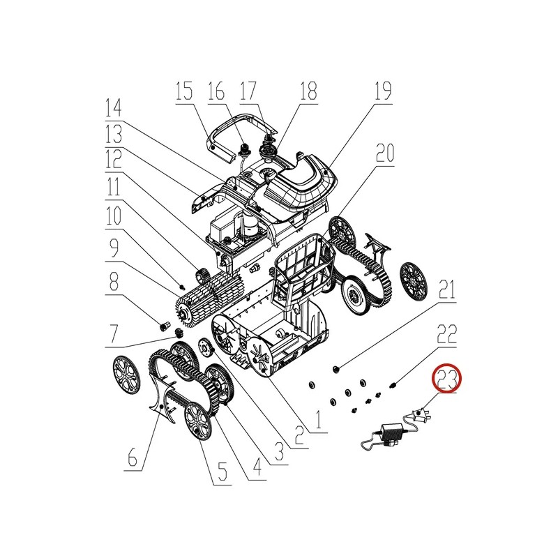 Зарядний пристрій до пилососа Wybotics WY200