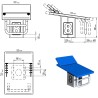 Стартова тумба Hayward FINA AISI-316, семипозиційна