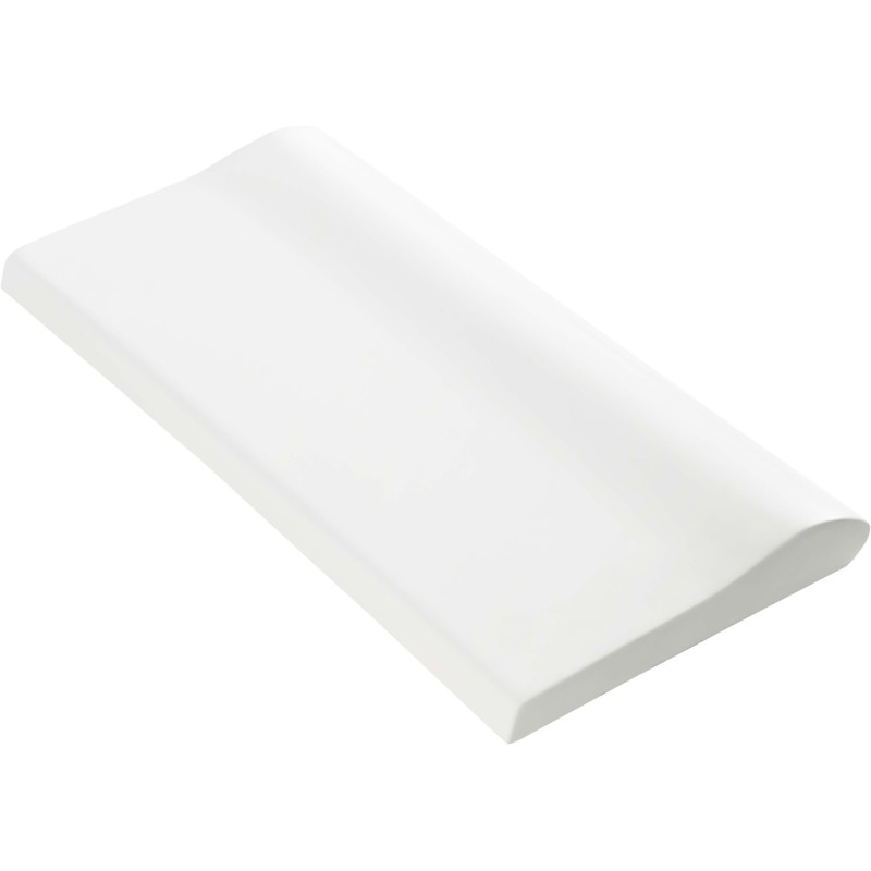 Копинговый камень Aquazone 250x500x50-25 мм, белый Копинговый камень Aquazone 250x500x50-25 мм, белый