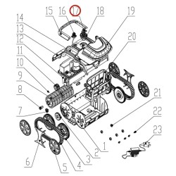 Комплект кнопок до пилососа Wybotics WY200