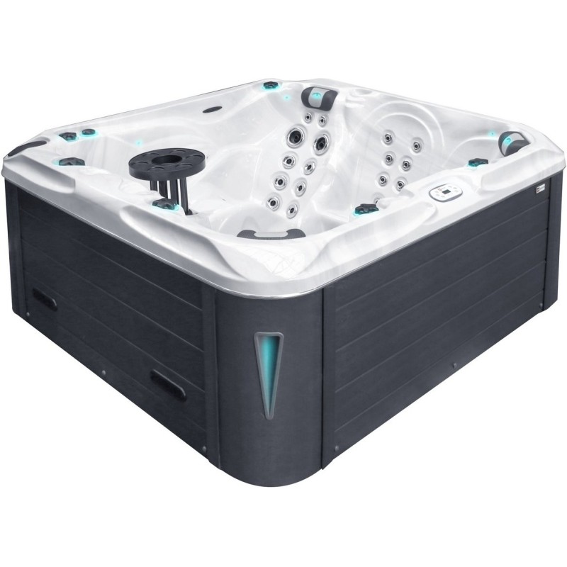Гідромасажний басейн Passion Spas Pleasure (215х200х91 см), Сріблясто-білий
