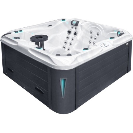 Гідромасажний басейн Passion Spas Pleasure (215х200х91 см), Сріблясто-білий