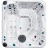 Гідромасажний басейн Passion Spas Pleasure (215х200х91 см), Сріблясто-білий