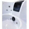 Гідромасажний басейн Passion Spas Flame (190х190х81 см), Сріблясто-білий