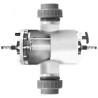 Ультрафіолетова установка LIfetech Charm (33 м3/год, DN75, 0.6 кВт), ручна очистка