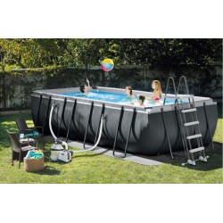Каркасный бассейн Intex 26364 ULTRA XTR (732х366х132 см) с песочным фильтром, лестницей, подложкой и тентом