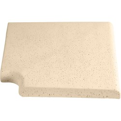 Кутовий копінговий камінь Aquazone Tuff 250x300x50-25 мм, бежевий (пористий)