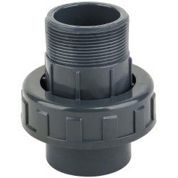 Муфта ПВХ Kripsol EHM30 63.C разборная, с наружной резьбой d63х2"